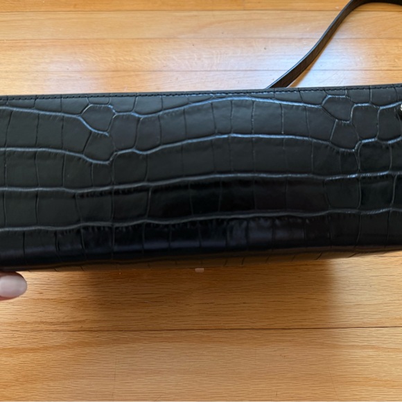 Toteme T-lock Crocodile leather bag, black - Picture 4 of 6